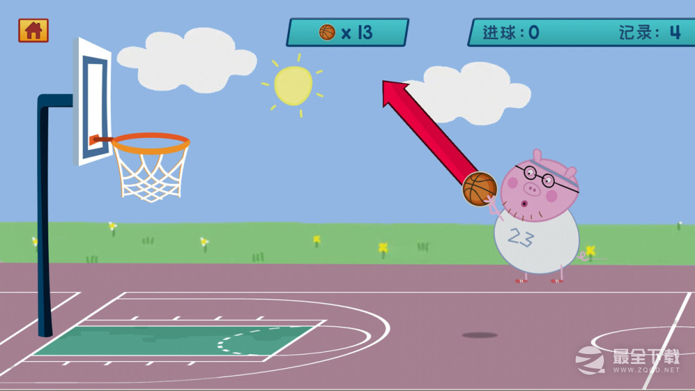 猪爸爸打篮球2