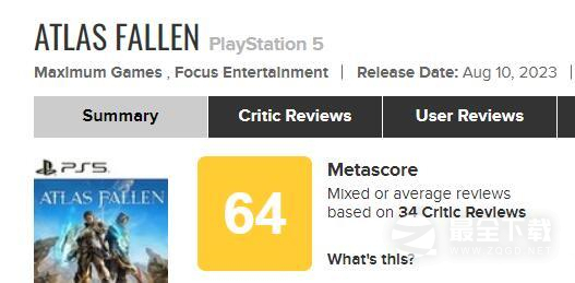 《尘封大陆》MC媒体均分64，Steam玩家评价“褒贬不一”